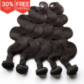 Real unverarbeitete Remy Menschenhaarverlängerung aus Malaysia, Günstige Wholesale Free Weave Hair Packs, reines malaysisches Haar